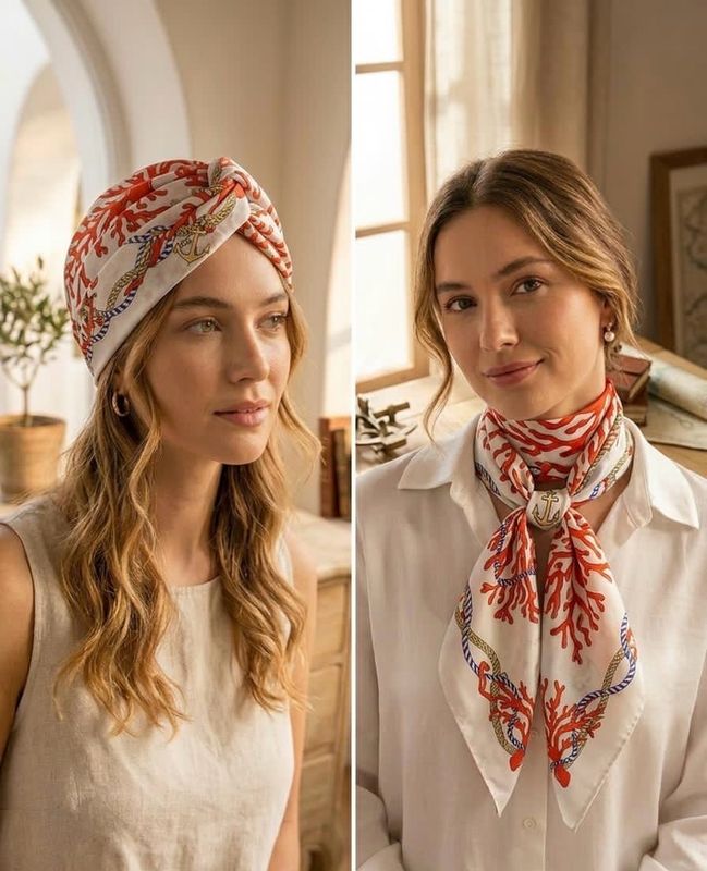 Pañuelo travesía de coral