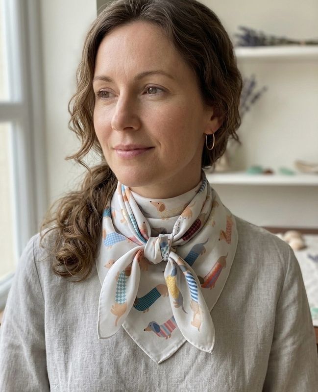 Pañuelo desfile de teckels