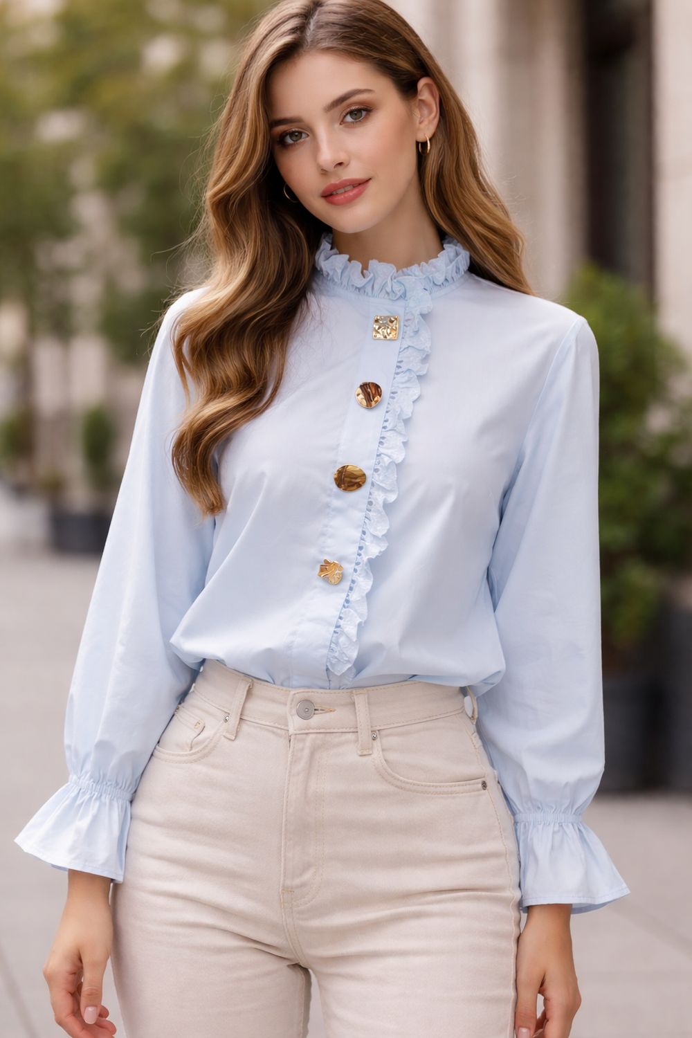 Camisa Marlene azul