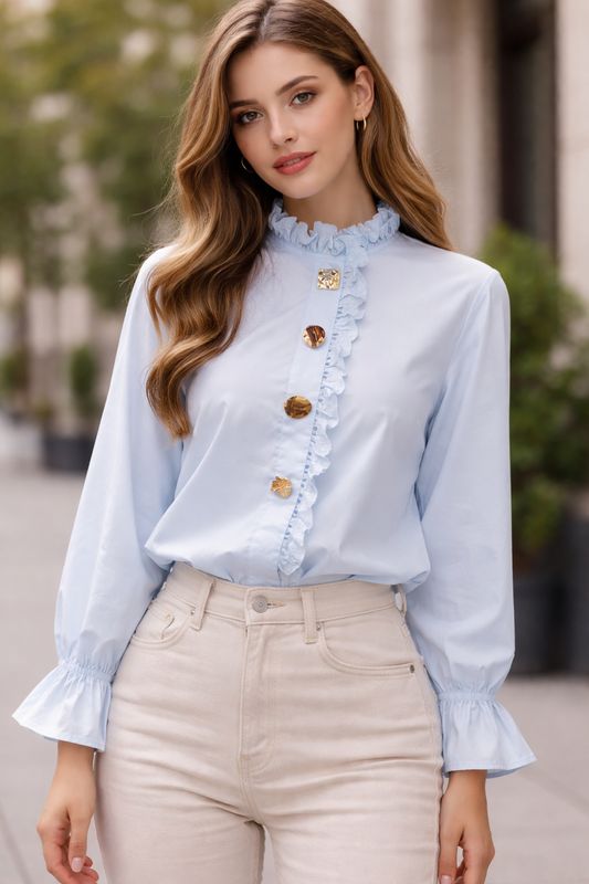 Camisa Marlene azul