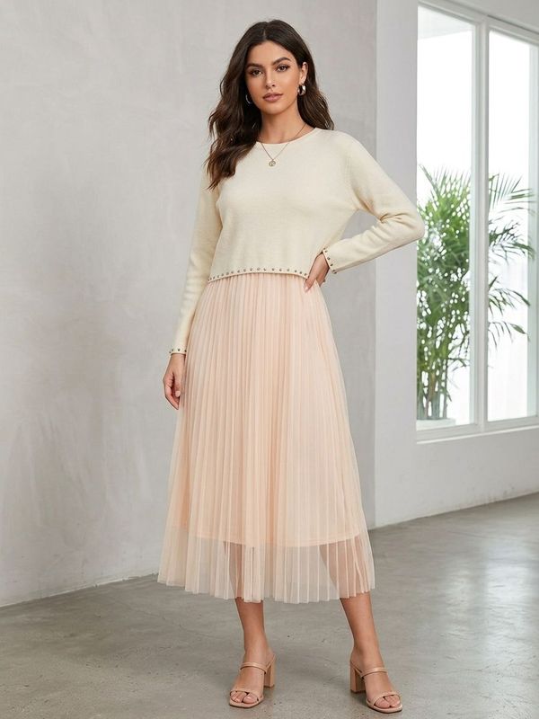 Conjunto vestido Eruca crudo