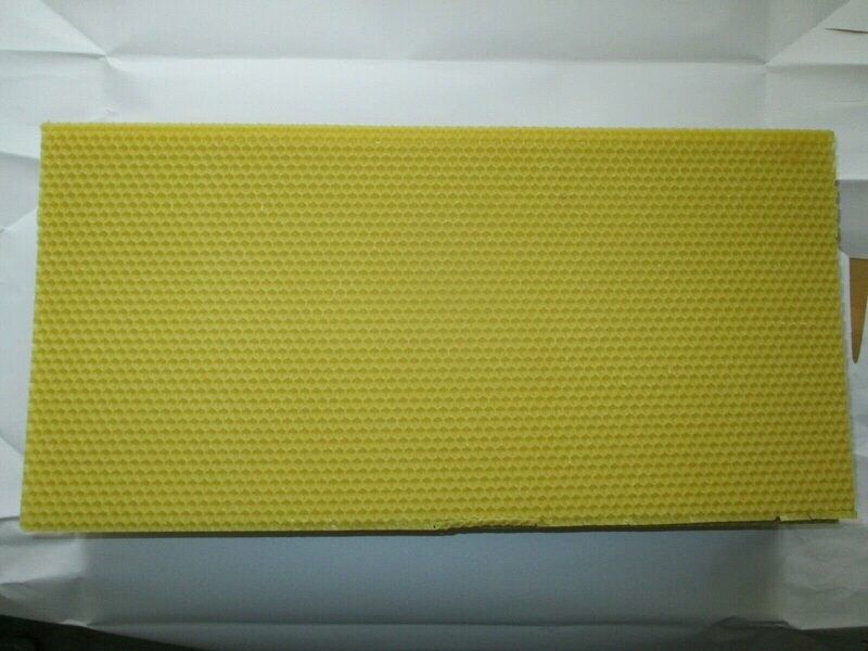 Bienenwachs-Mittelwände-Waben,Wachsplatten, Zander 1000gr. AKTION!