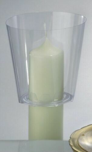 Windschutz für Kerzen bis 50mm Durchmesser, transparent