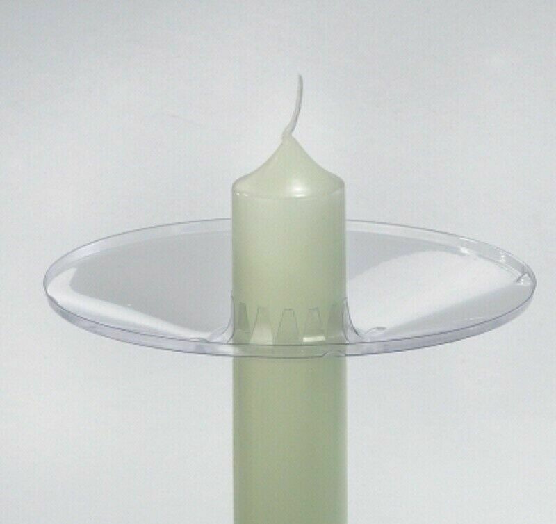 Tropfschutz für Kerzen bis 35mm Durchmesser, transparent-frei Haus