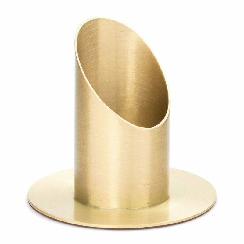 Kerzenleuchter goldfarben für 40mm-Kerzen Kommunion etc.
