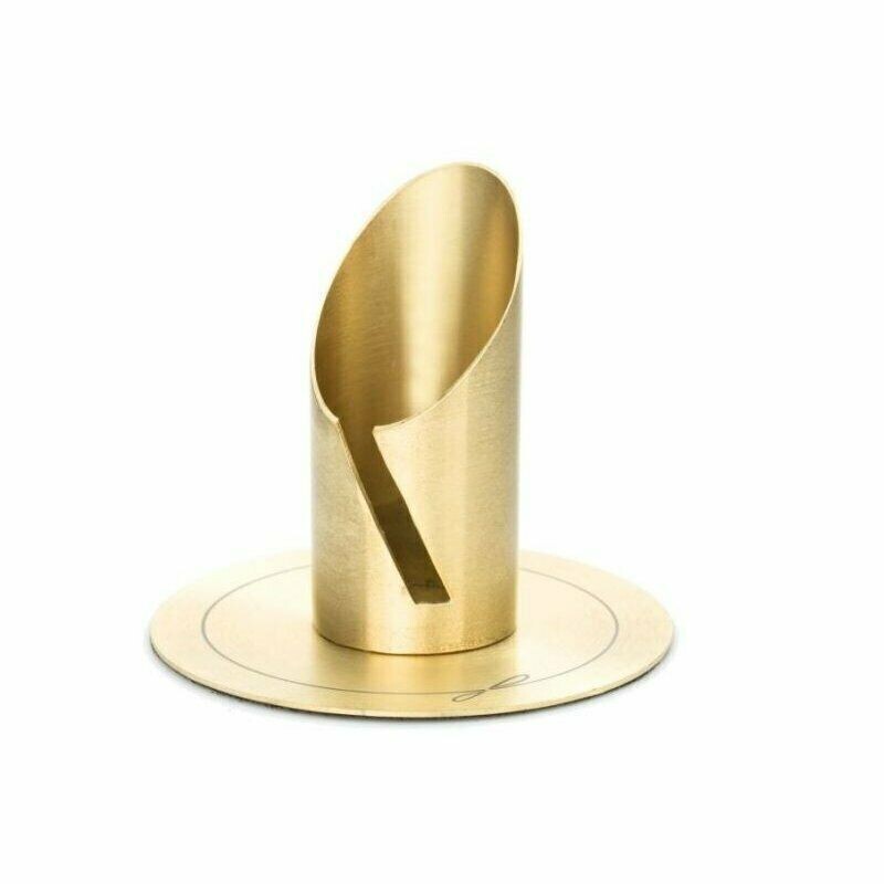 Kerzenleuchter goldfarben für 30mm-Kerzen Kommunion etc.