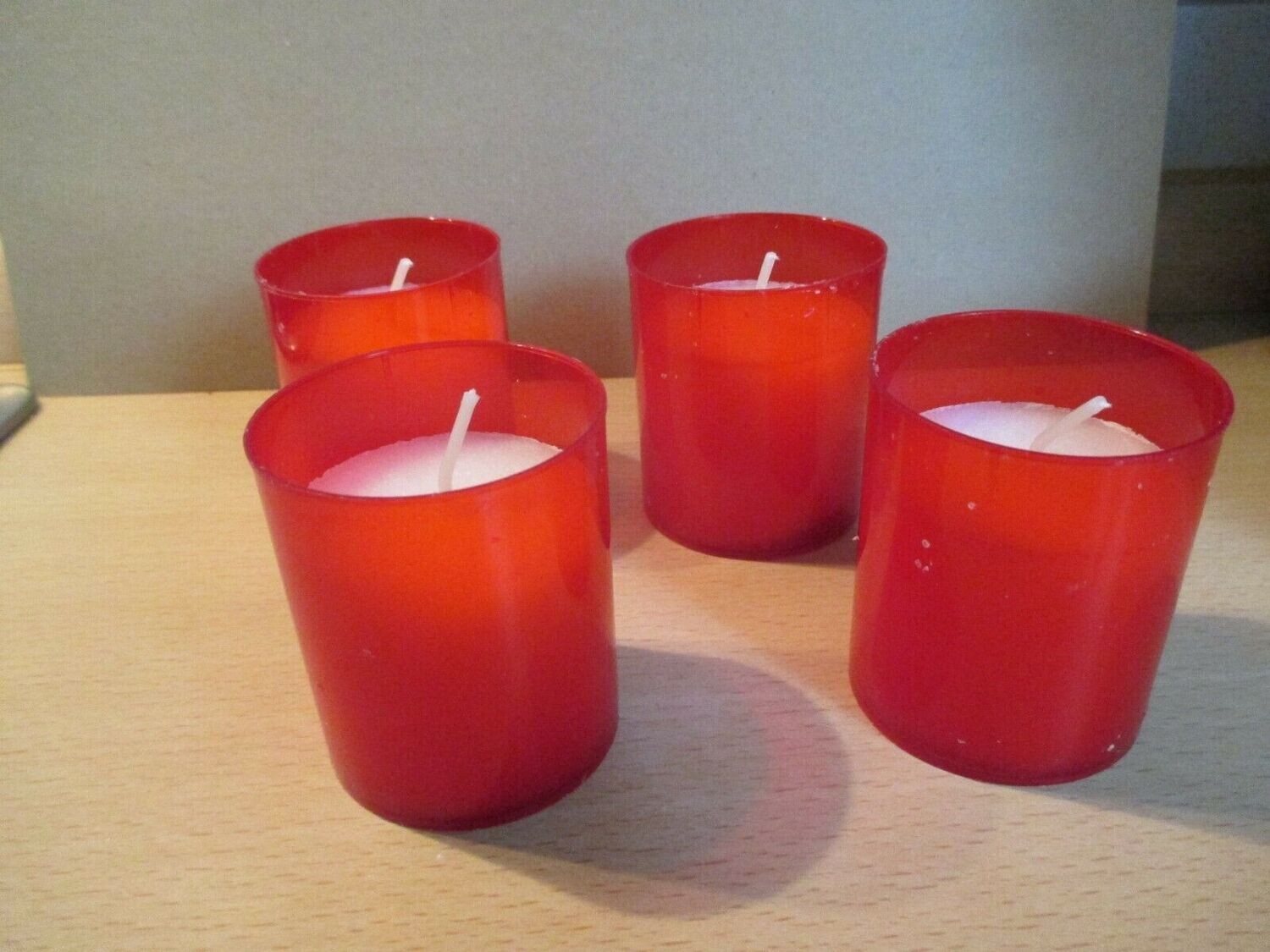 4er-Pack Grablicht (Stundenbrenner Nr. 36), rot