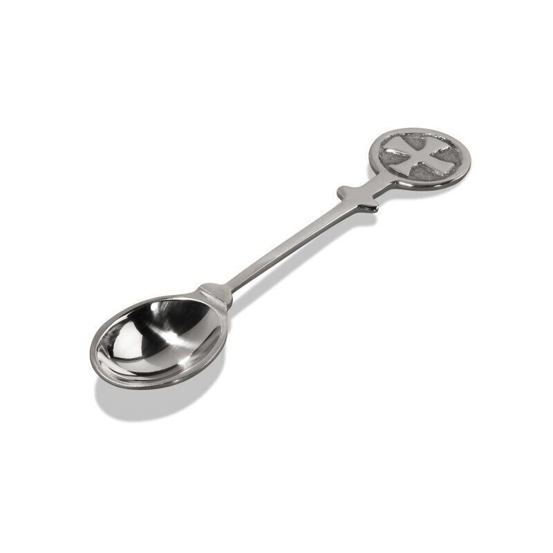 Weihrauchlöffel aus Messing-vernickelt
Länge 100mm
