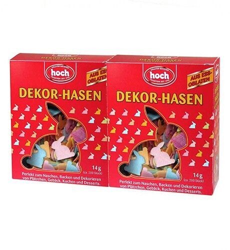 DEKOR-HASEN aus Essoblaten 4er-Pack