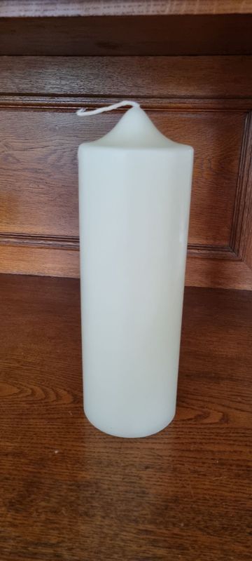 1 Stück Altarkerzen-Größe: 300 x 100mm Farbe: elfenbein