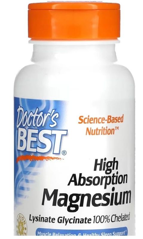 Doctor's Best - Magnesium mit hoher Absorption - 120 Tabletten