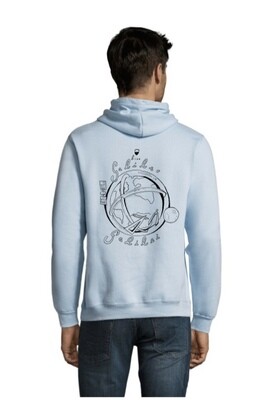 Felpa Galileo Galilei Azzurra 2022 con cappuccio