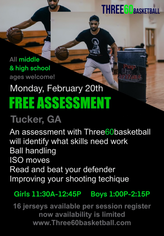THREE60BASKETBALL FREE ASSESSMENT