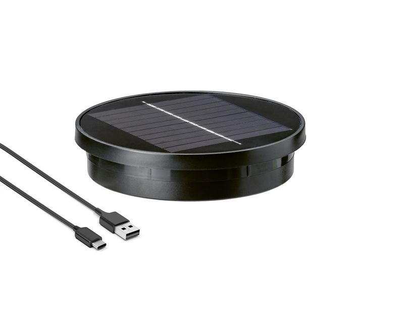 Solarpanel schwarz USB 2000mAh