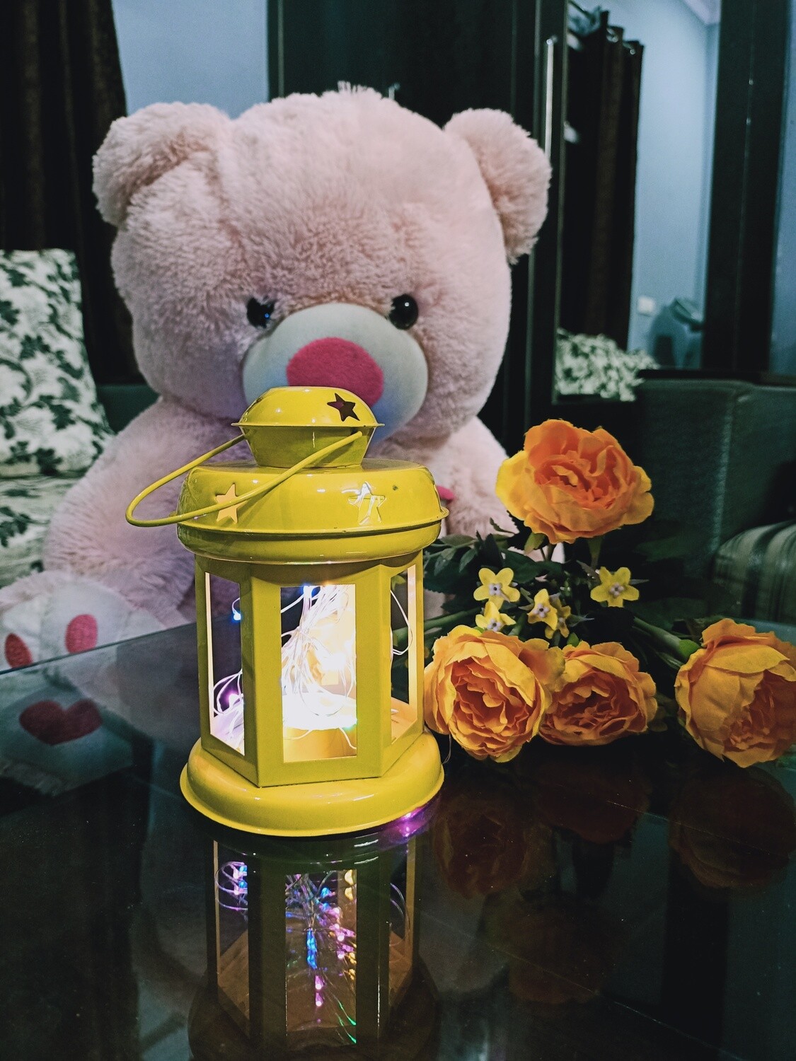 ARS Handicrafts || decorative yellow lantern
