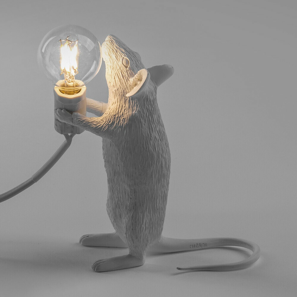 Seletti - Mouse Lamp, Modèle: Mouse Lamp Step