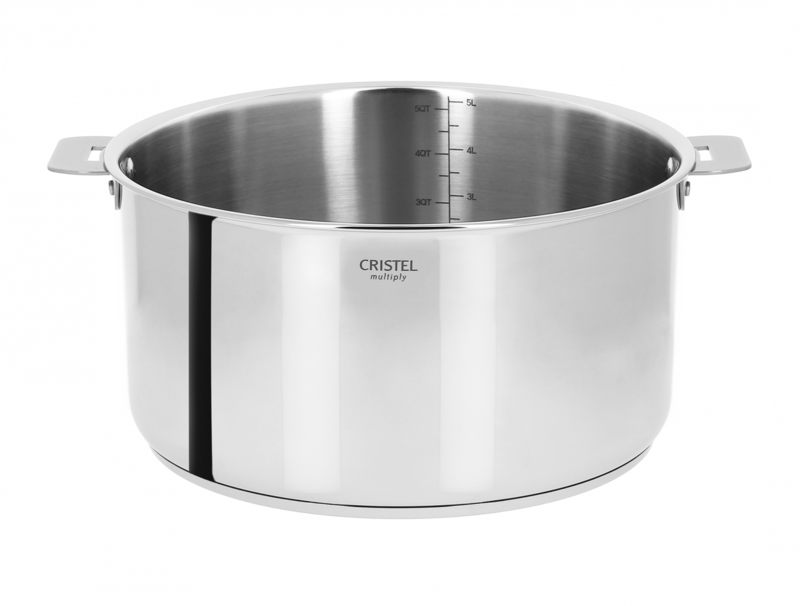 CASSEROLE CASTELINE AMOVIBLE INOX, Dimensions: Ø 14 cm