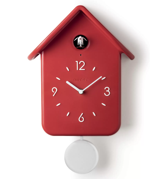HORLOGE COUCOU ROUGE