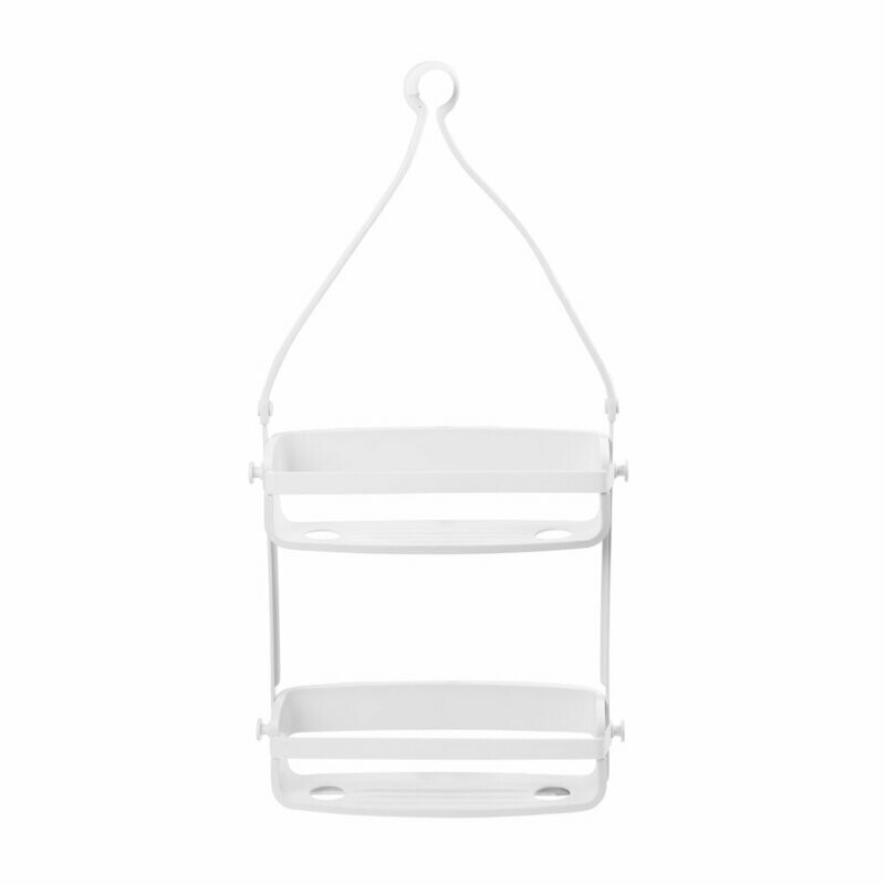 FLEX SHOWER CADDY WHITE