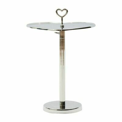 LOVELY HEART ADJUSTABLE END TABLE