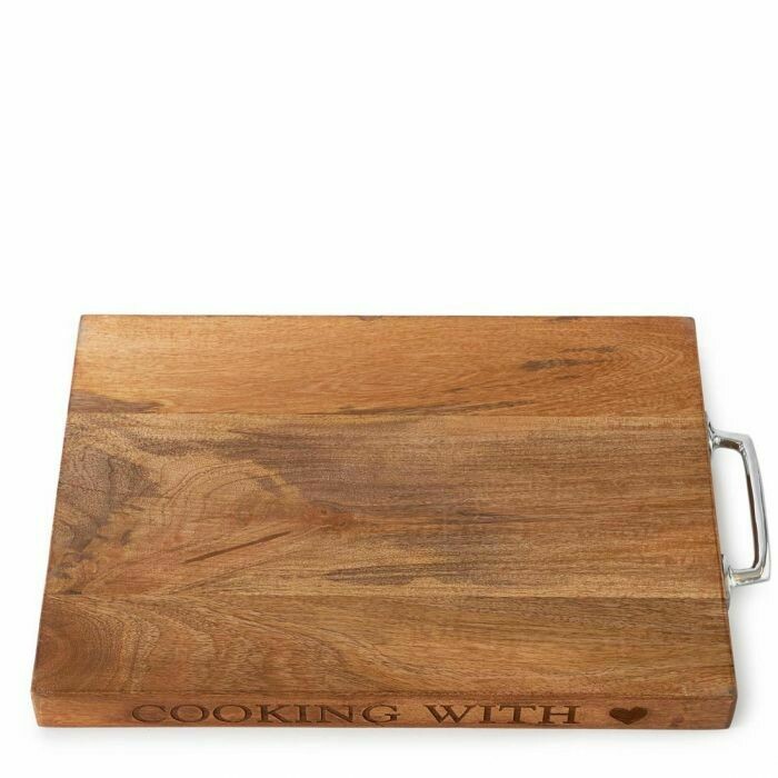 COOKING WITH LOVE CUTTING BOARD