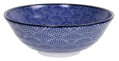 Nippon Blue - Soba Bowl - 21x7.8cm 1.1l