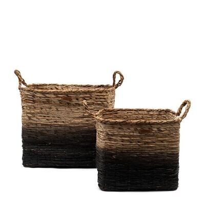 RUGGED LUXE BASKET S/2