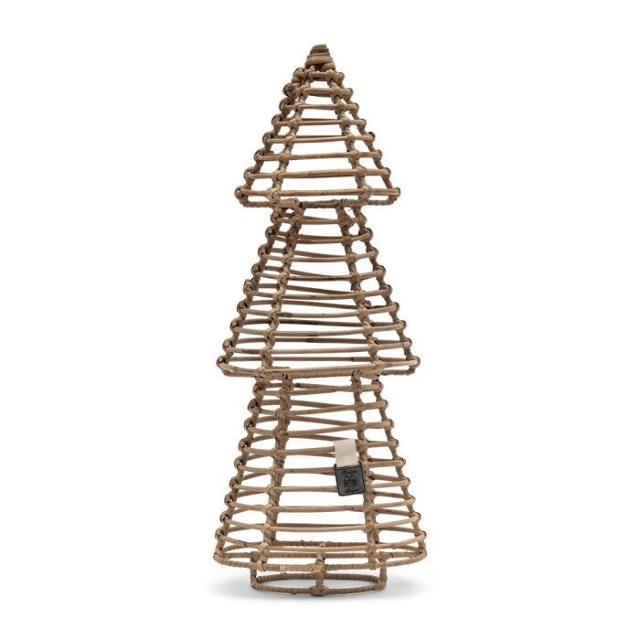 RUSTIC RATTAN PRETTY CHRISTMAS TREE M