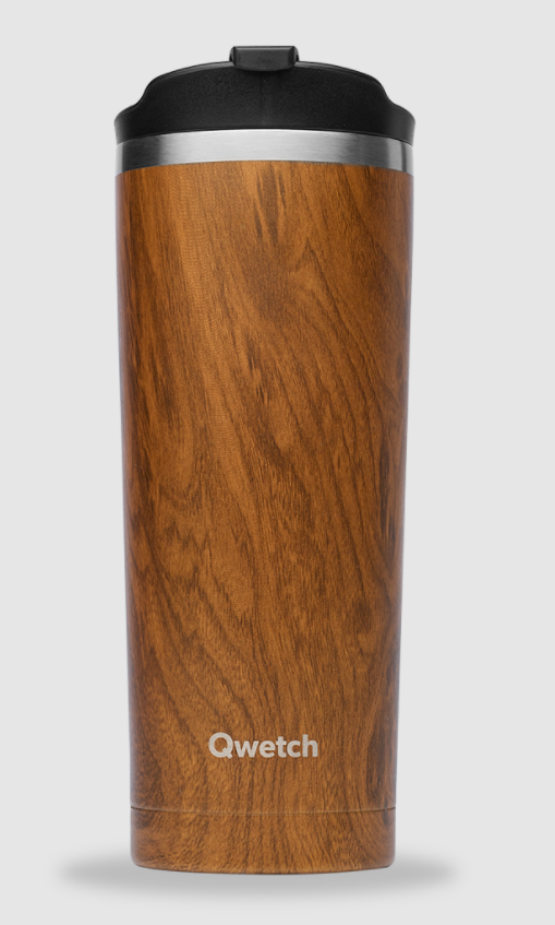 QWETCH - Travel Mug 470 ml - Wood