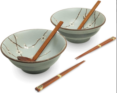 EDO HANAGREEN - Set Bol Ramen -22/9 cm - 2 pers