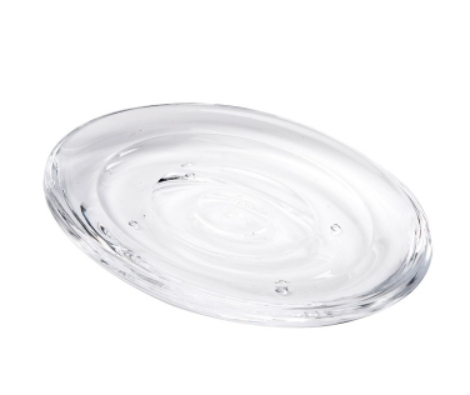DROPLET SOAP DISH CLEAR