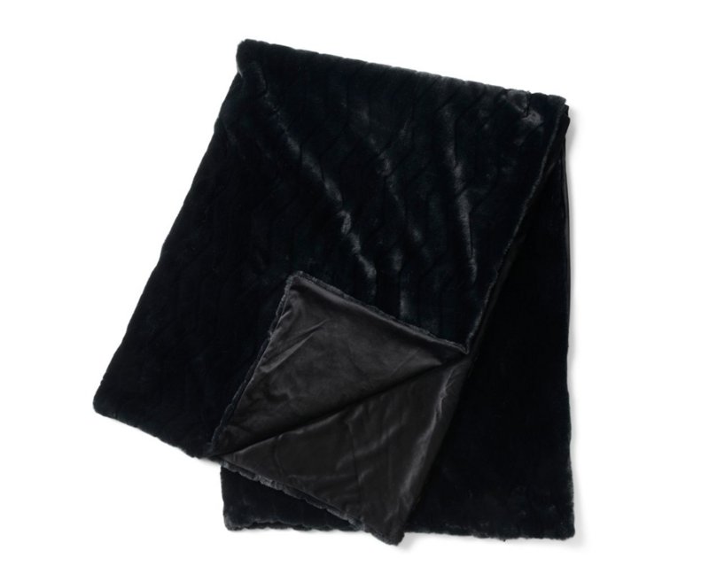 CURCIO THROW BLACK 170/130