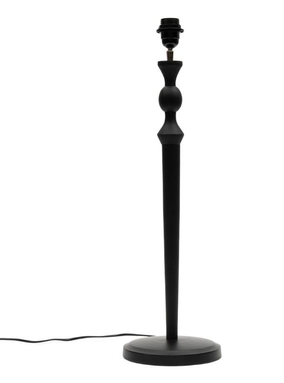 WARRINGTON LAMP BASE BLACK