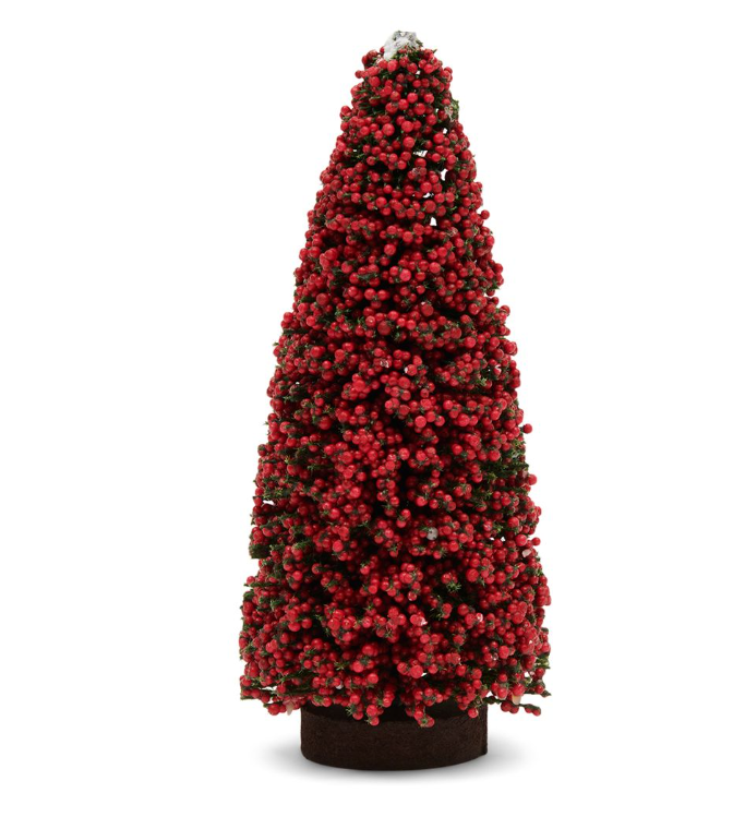 CHRISTMAS BERRIES TREE RED M