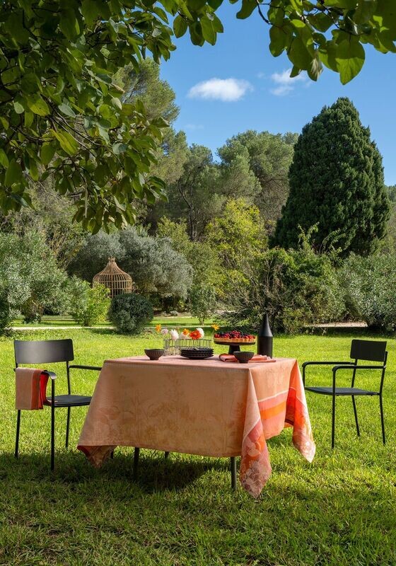 Nappe Instant Bucolique Cosmos - 100 % Lin