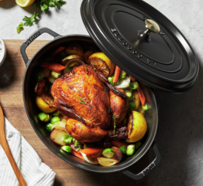 Staub - Cocotte Ovale 31 cm - Noir