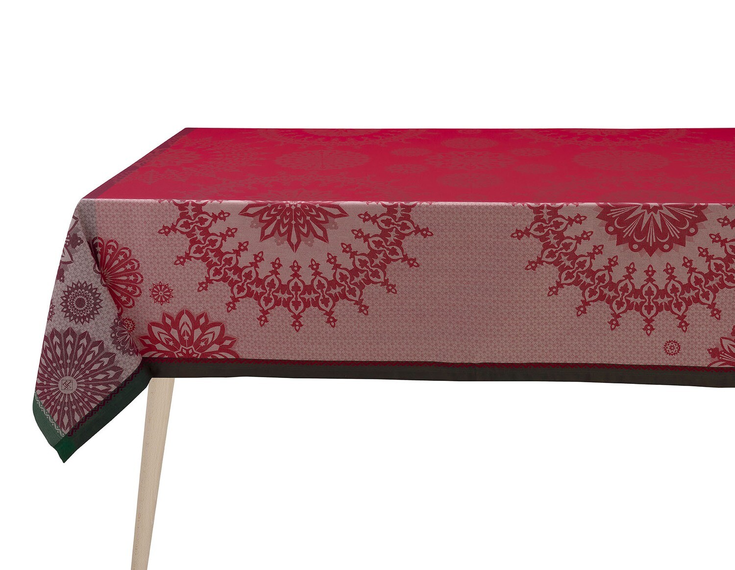 Nappe Lumière d&#39;Étoiles - Rubis - 100 % Coton, Taille: Nappe 175/380
