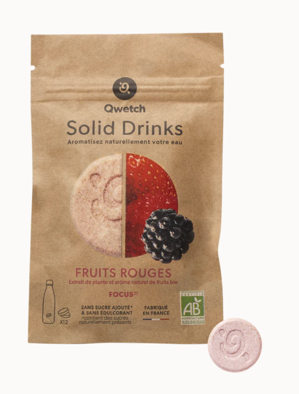 SOLID DRINKS BIO - FOCUS - FRUITS ROUGES