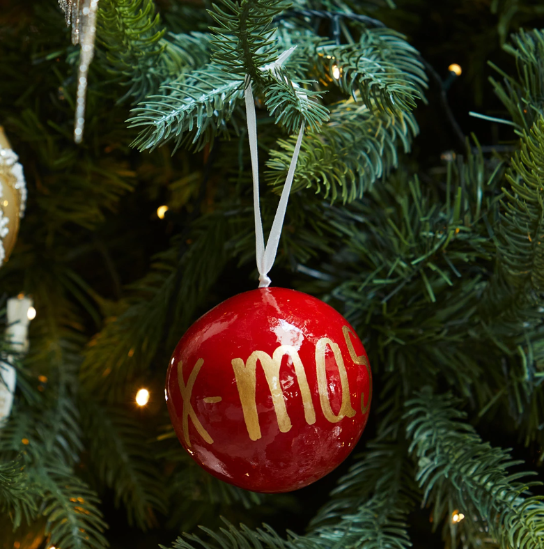 MERRY X-MAS ORNEMENT Ø 10 CM