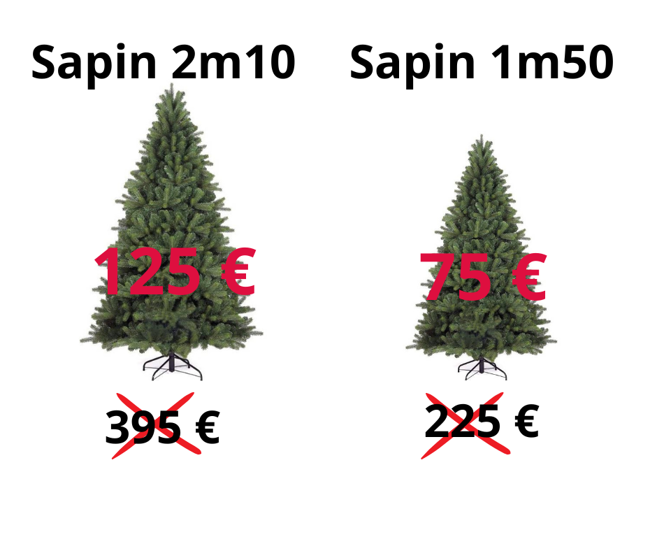SAPIN DE NOEL ARTIFICIEL - 150 CM
