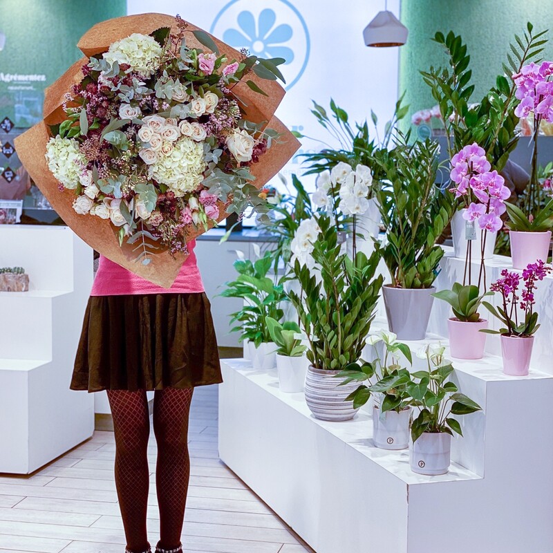 Bouquet géant tendresse ardente
