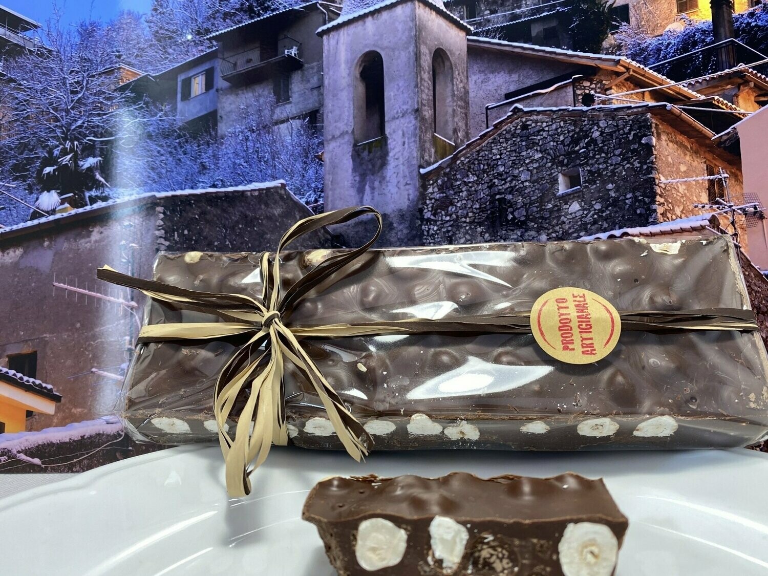 Torrone al Cioccolato fondente e Nocciole