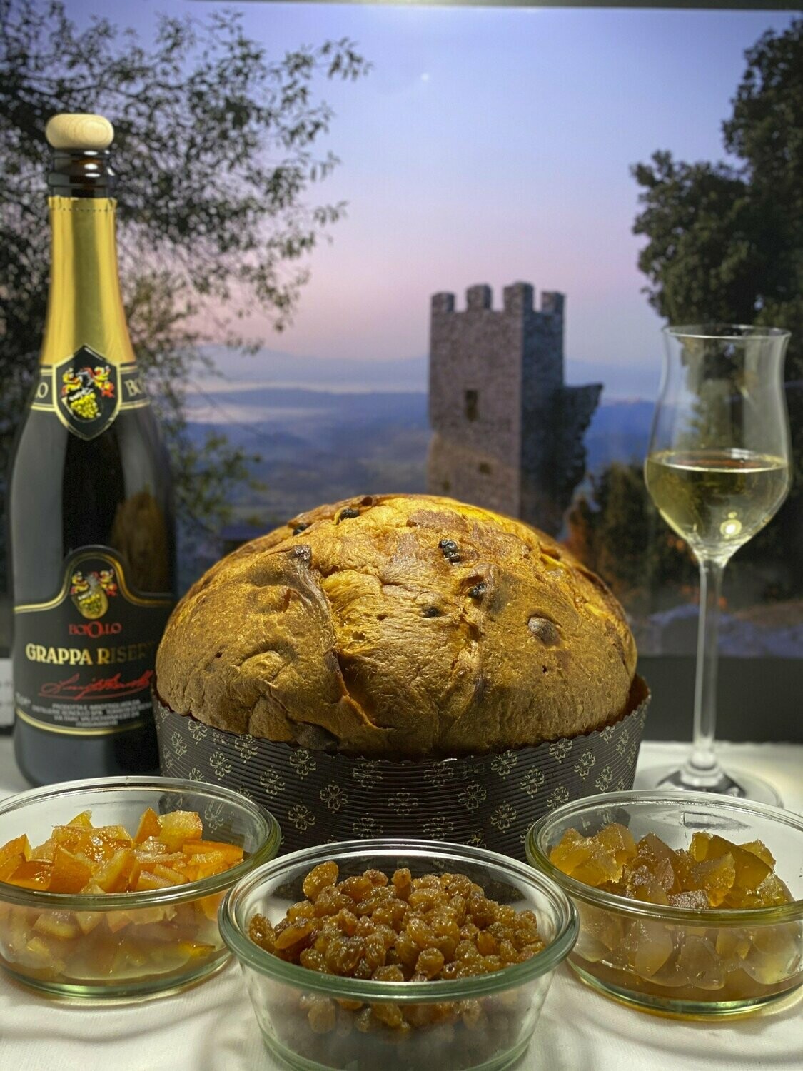 Panettone Classico con Grappa Riserva Luigi Bonollo