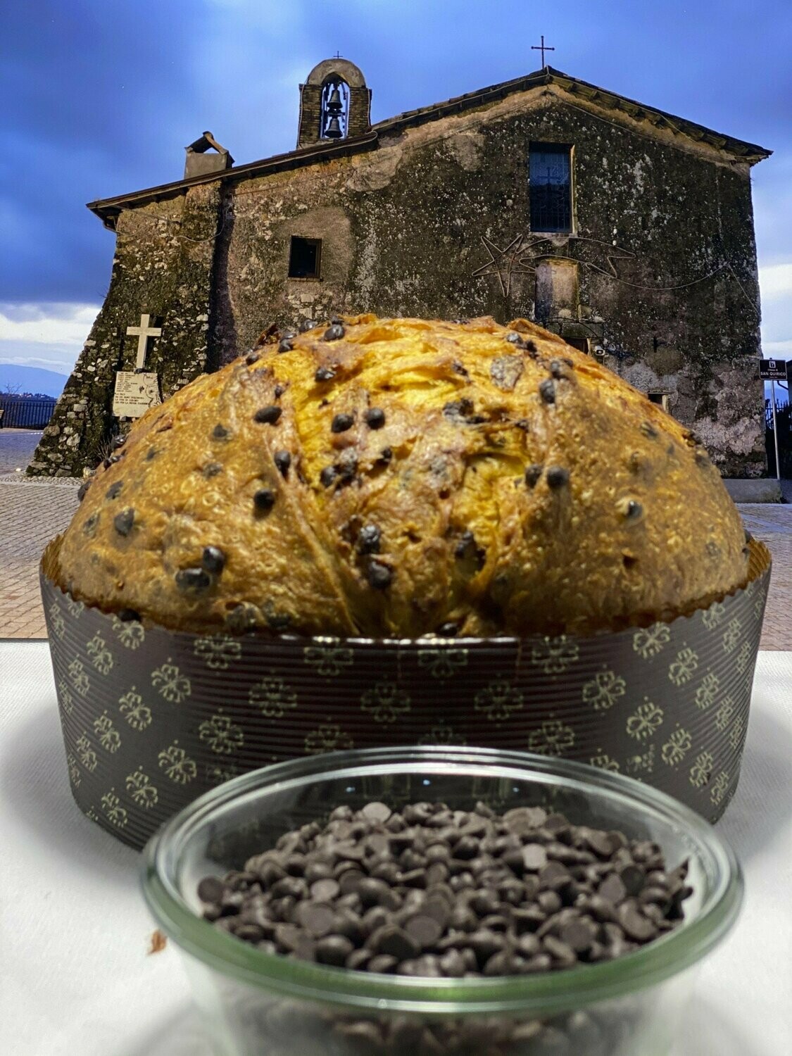 Panettone con Gocce di Cioccolato