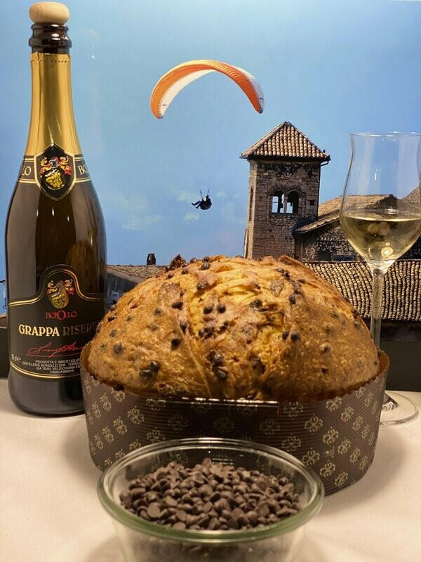 Panettone Grappa e Cioccolato