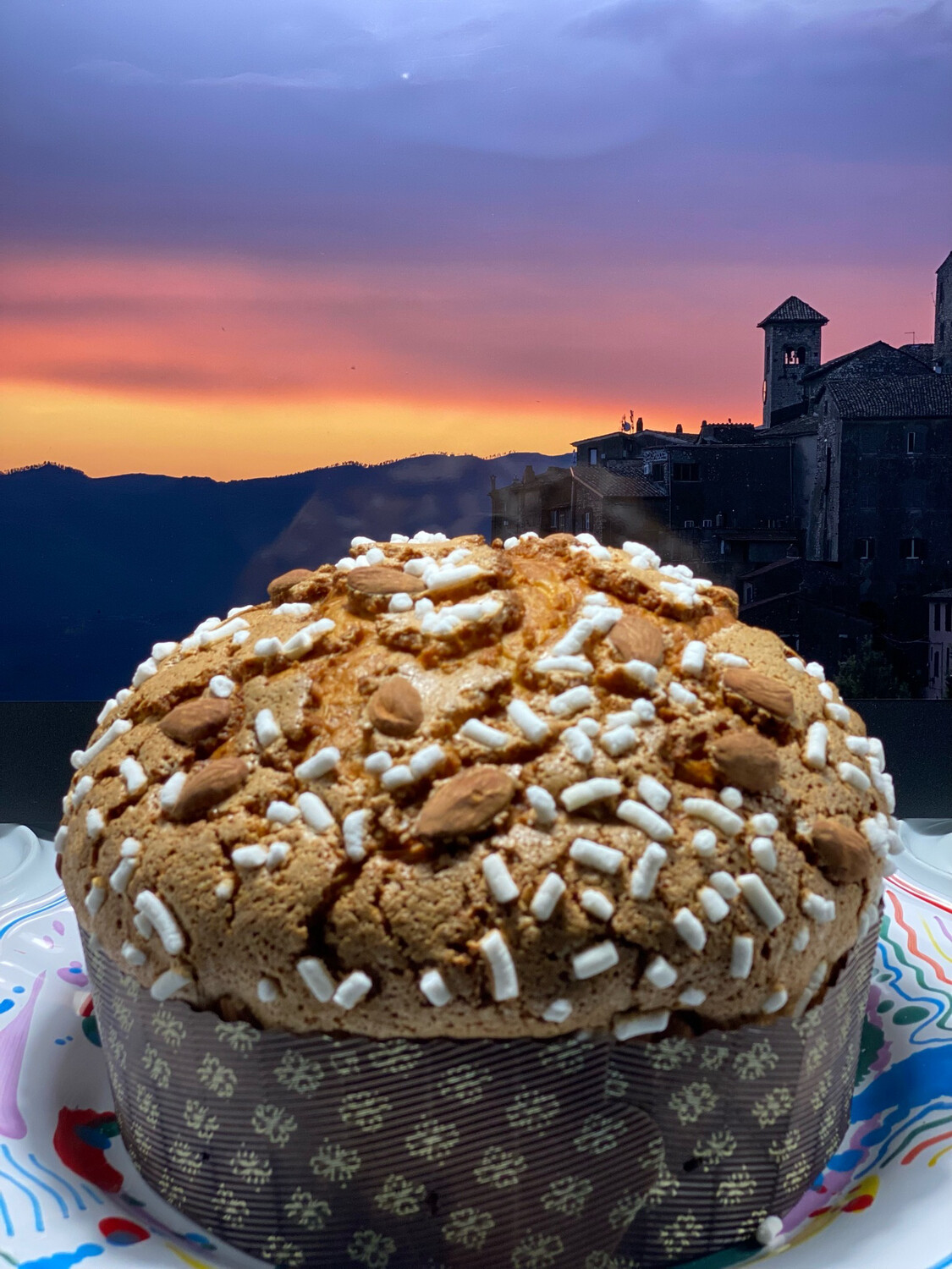 Panettone Classico con glassa alla mandorla