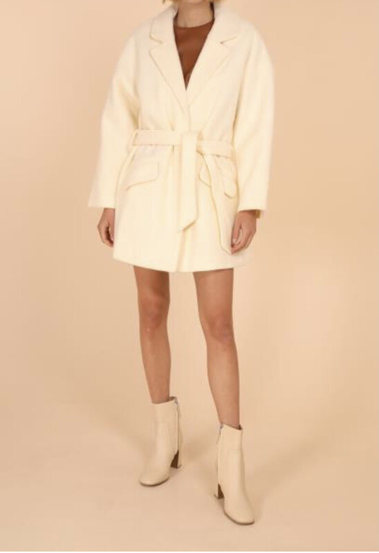 Manteau Blanc cassé