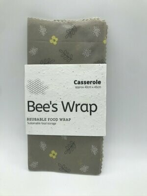 Ridgeway Bees Food Wrap - Casserole - approx 40cm x 40cm
