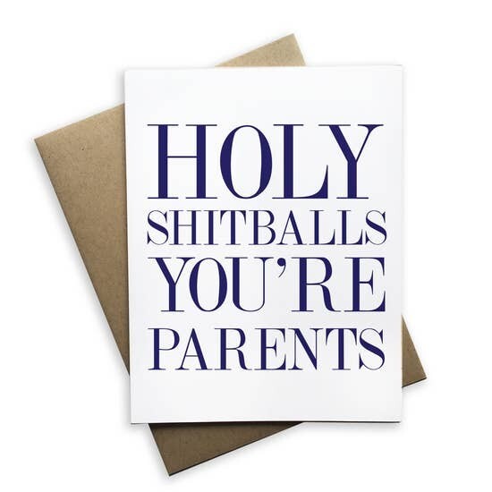 Holy Shitballs Card