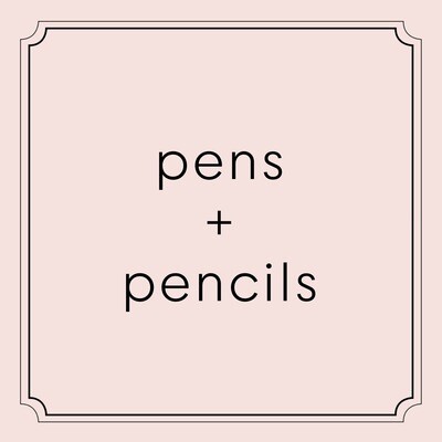 pens + pencils